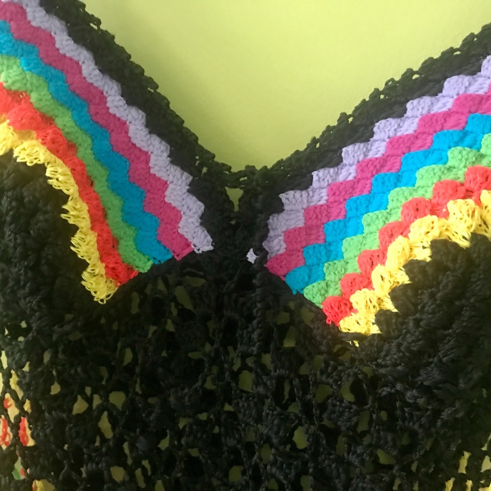 Boho Crochet Dress/Beach Cover